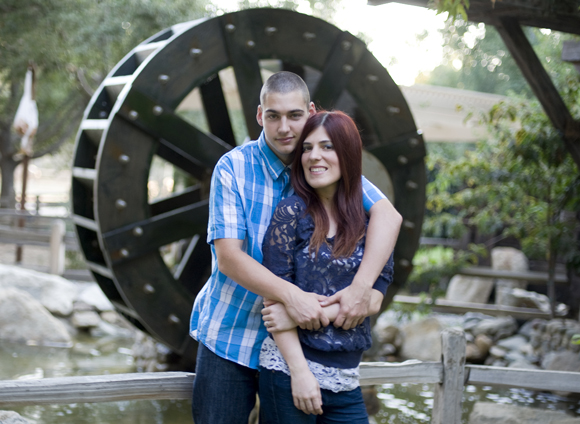 Breanna and Mark are photographed at Irvine Regional Park in Irvine, CA on 7/19/13.