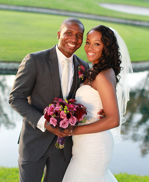 Ashlynn and Minter are photographed on their wedding day at Friendly Hills Country Club in Whittier, CA on 7/27/13.