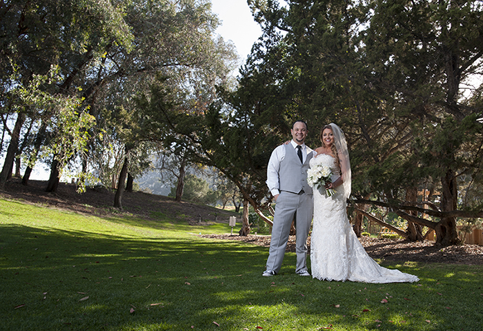 Krystal & Denzil are photographed on their wedding day on April 29, 2016, in Temecula, CA.